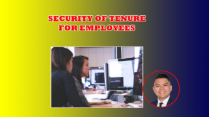 SECURITY OF TENURE FOR EMPLOYEES