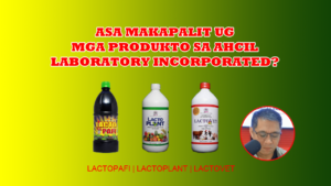 ASA MAPALIT ANG MGA PRODUKTO SA AHCIL LABORATORY INC